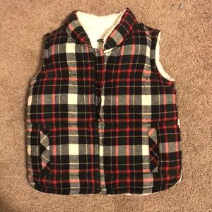 Old Navy Boys Plaid Vest